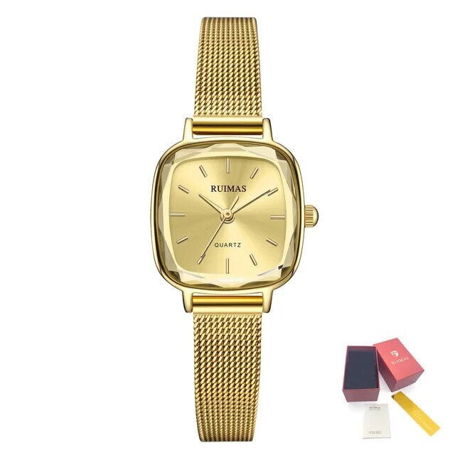 Montre pour femme RUIMAS – Style bracelet, luxe, étanche, mouvement à quartz, mode et décontractée (modèle 571)