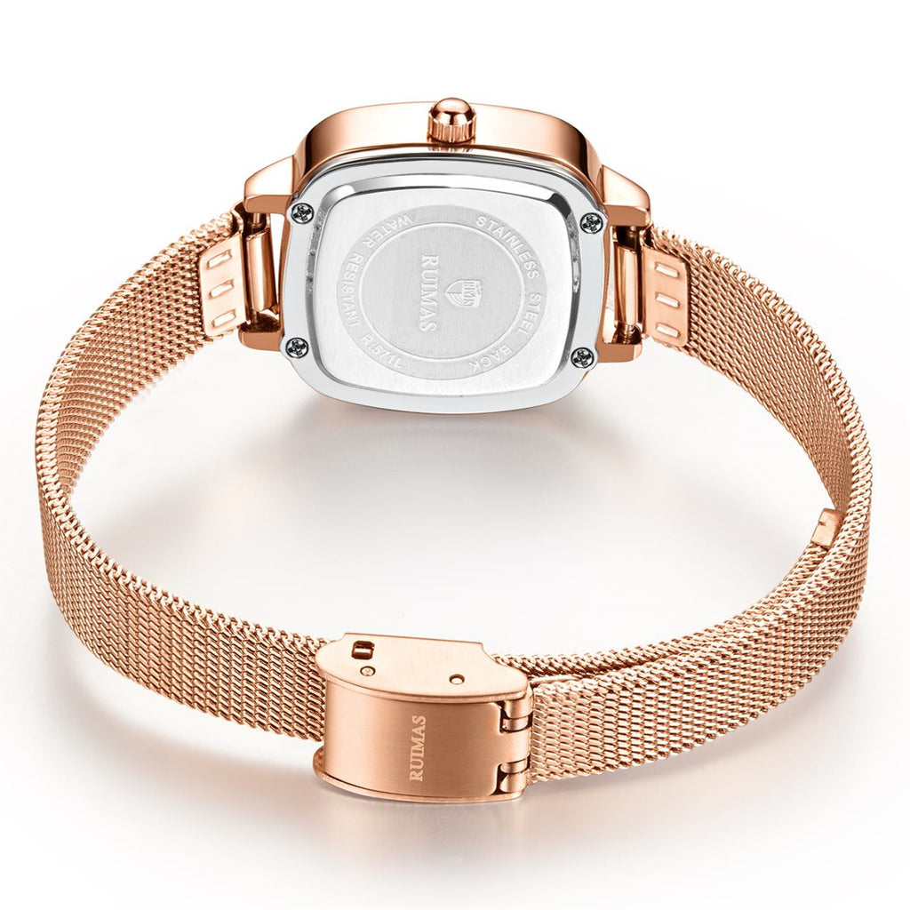 Montre pour femme RUIMAS – Style bracelet, luxe, étanche, mouvement à quartz, mode et décontractée (modèle 571)