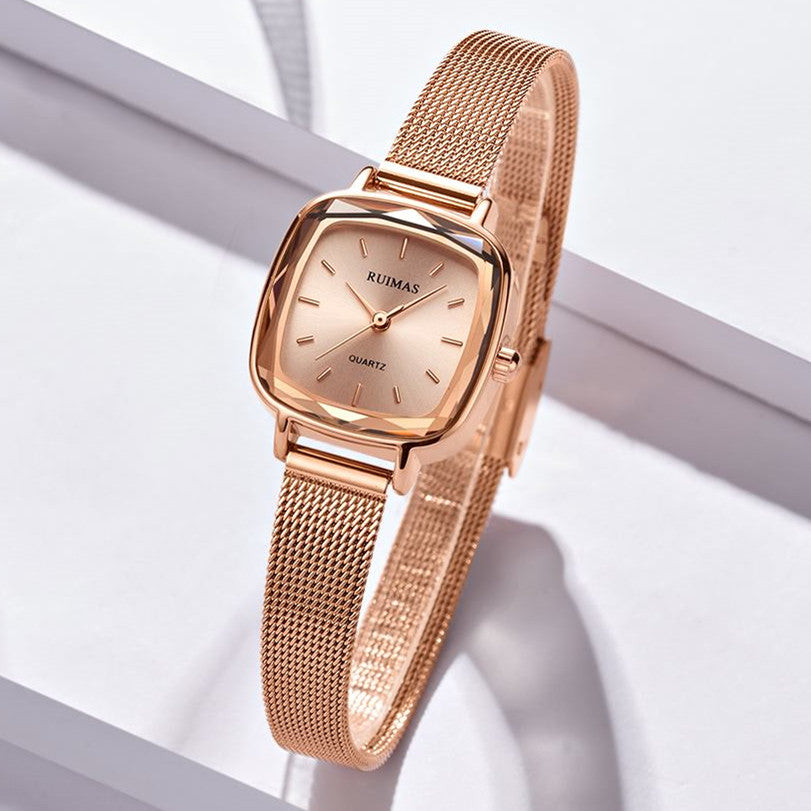 Montre pour femme RUIMAS – Style bracelet, luxe, étanche, mouvement à quartz, mode et décontractée (modèle 571)