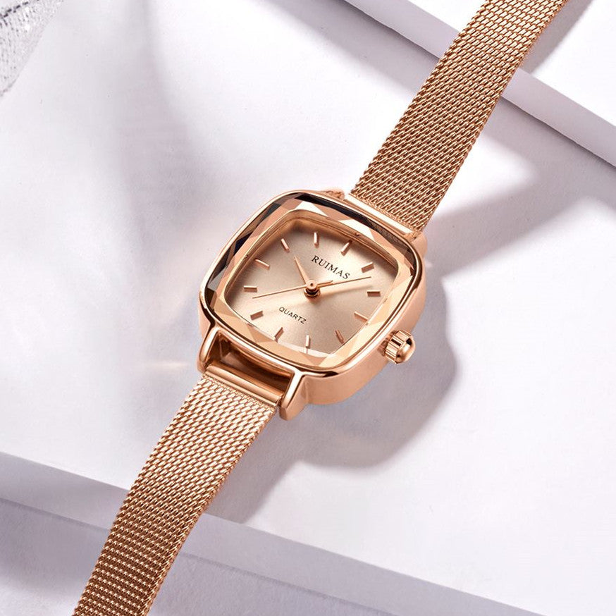 Montre pour femme RUIMAS – Style bracelet, luxe, étanche, mouvement à quartz, mode et décontractée (modèle 571)