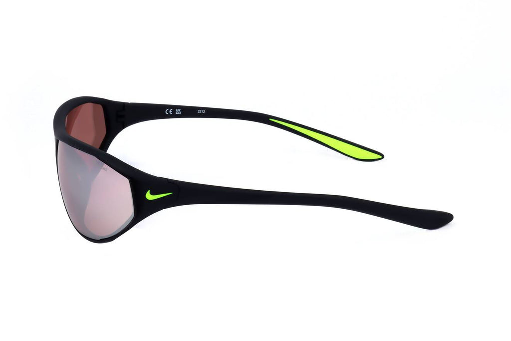 Lunettes de soleil Nike, modèle Aero Swift, noir mat / Road Chrome