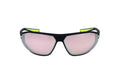 Lunettes de soleil Nike, modèle Aero Swift, noir mat / Road Chrome